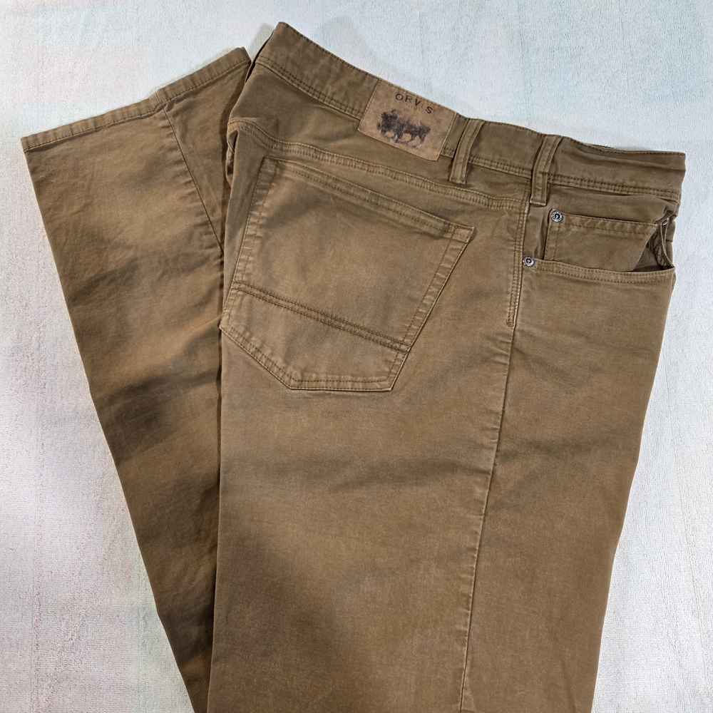 Orvis Brown 5-Pocket Stretch Twill Pants